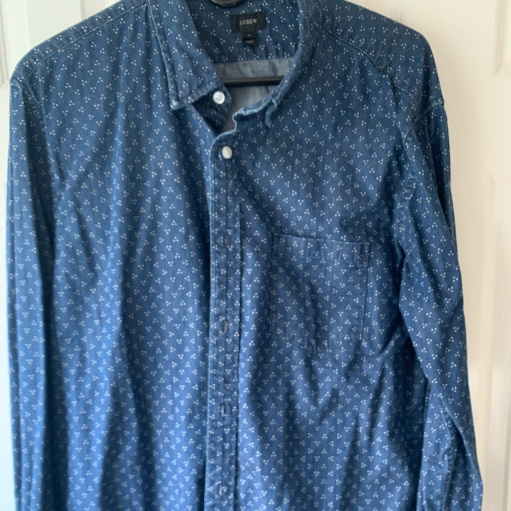 J Crew Button Down - Polka Dot